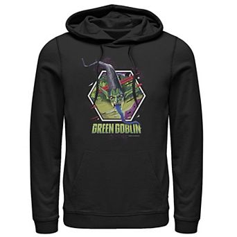 Men's Marvel Spiderverse Green Goblin Hexagon Hoodie
