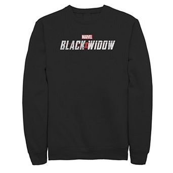 Men's Marvel Black Widow Official Movie Logo Fleece