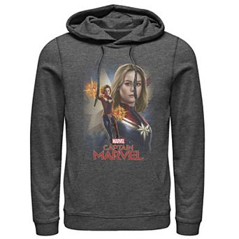 Men's Marvel Marvel Captain Marvel Powers Portrait Graphic Hoodie