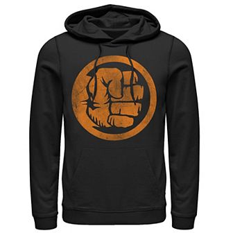 Men's Marvel Hulk Logo Cut-Out Halloween Hoodie