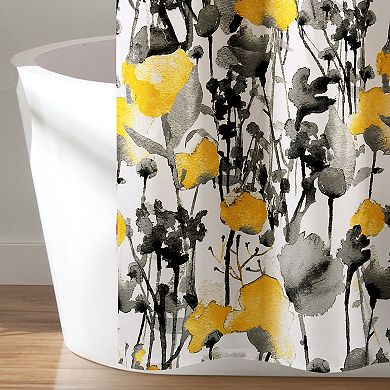 Lush Decor Zuri Flora Shower Curtain