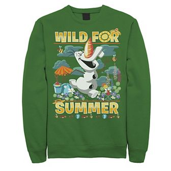 Men's Disney Frozen Olaf Wild For Summer Fun Sweatshirt