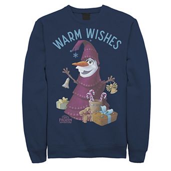 Disney's Frozen Olaf Warm Wishes Christmas Tree Men's Sweatshirt