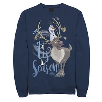 Men's Disney Frozen Olaf Sven 'Tis The Season Christmas Fleece