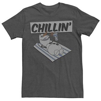Disney's Frozen Olaf Chillin' Beach Towel Portrait Men's Tee