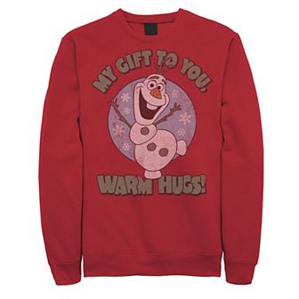 Disney's Frozen Olaf Men's My Gift To You Warm Hugs Portrait Fleece