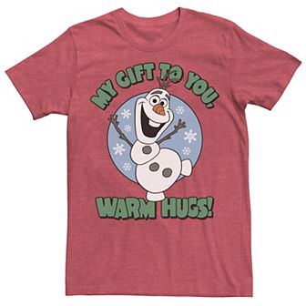 Disney's Frozen Olaf My Gift To You Warm Hugs Portrait Men's Tee