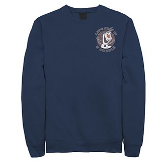 Disney's Frozen Olaf Let's Stay In & Cuddle Portrait Men's Sweatshirt