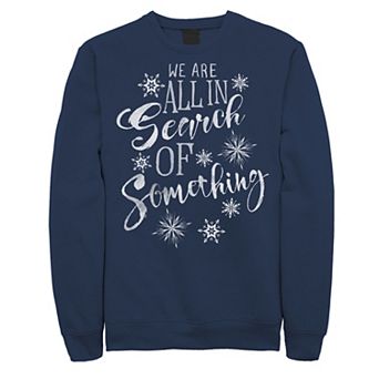 Disney's Frozen 2 in Search Of Something Snowflakes Men's Sweatshirt