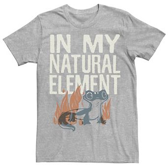 Disney's Frozen 2 Salamander Men's "Natural Element" Graphic Tee
