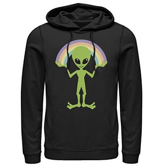 Men's Alien Creating A Rainbow Hoodie