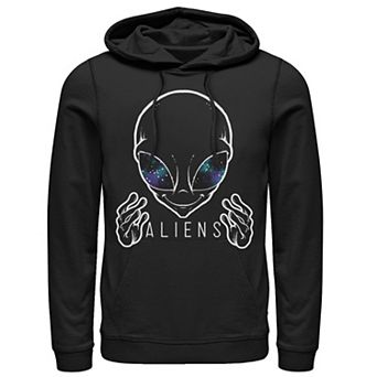 Men's Alien Space Eyes Come Here Hoodie