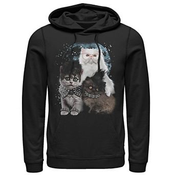 Men's Heavy Metal Cats In Space Hoodie