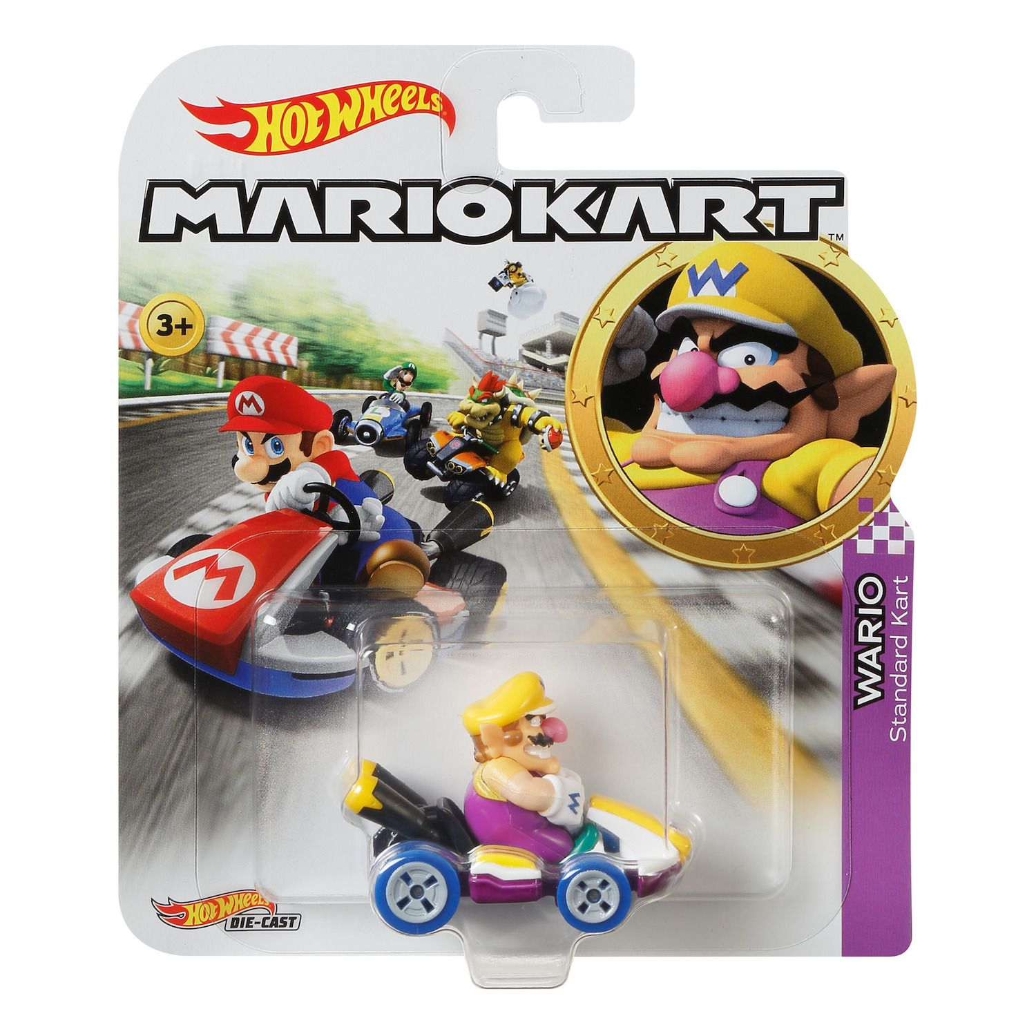 mario kart hot wheels wario