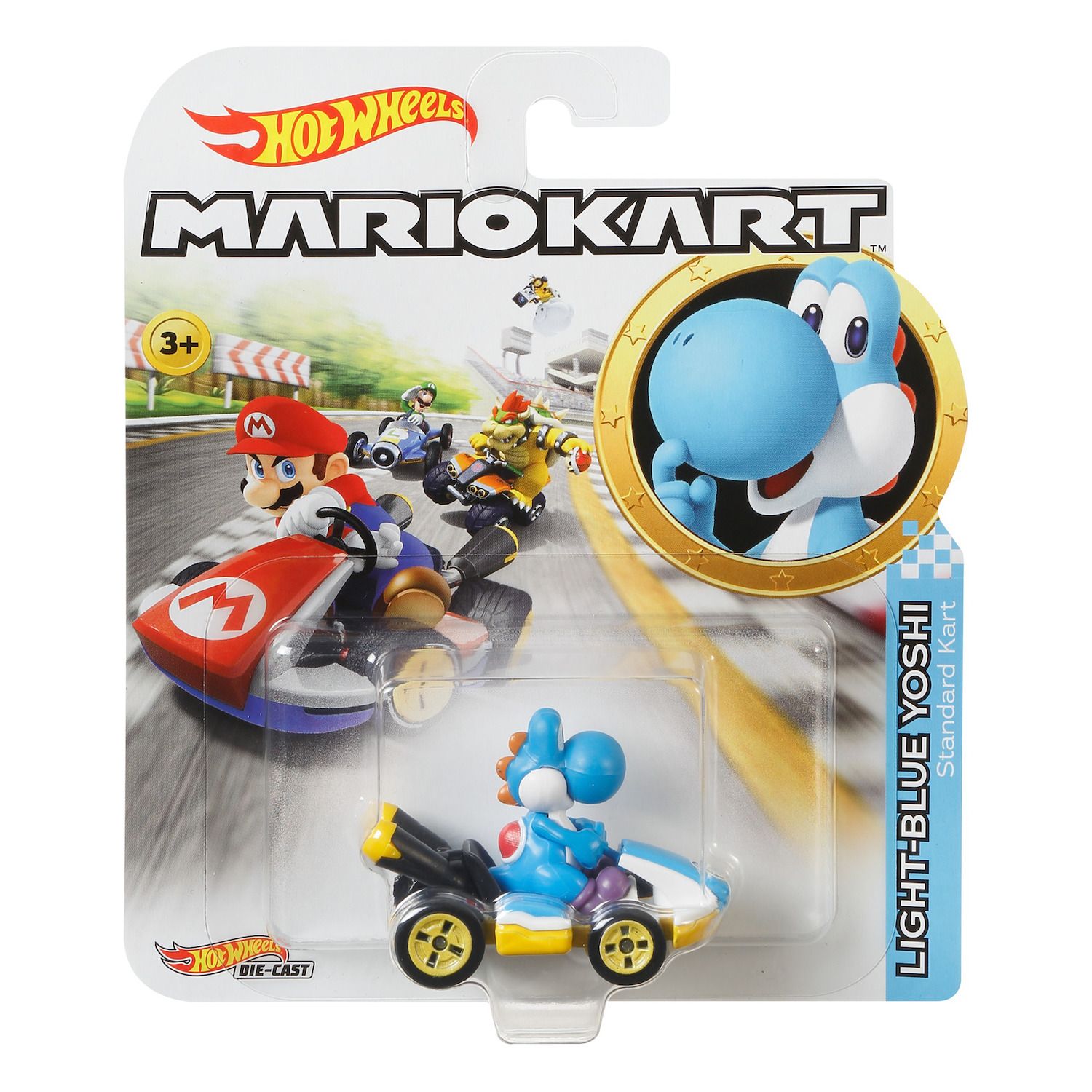 hot wheels mario kart yoshi