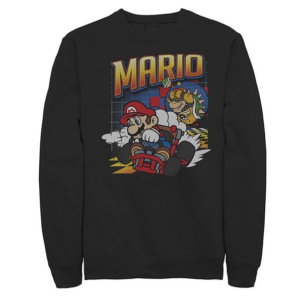 Men S Nintendo Mario Kart Bowser Mario Racing Fleece