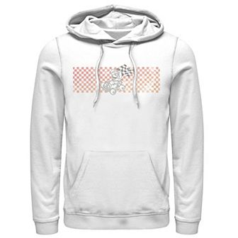 Men's Nintendo Mario Kart Finish Line Checkered Flag Hoodie