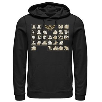 Men's Nintendo Legend of Zelda Ocarina Of Time Periodic Hoodie