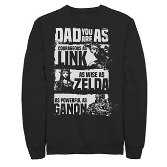 Men's Nintendo Legend Of Zelda Dad Relates To Game Fleece