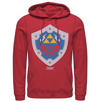 Men's Nintendo Legend Of Zelda Links Awakening Hylian Shield Logo Graphic Hoodie