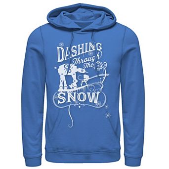 Men's Star Wars AT-AT Dashing Through Snow Christmas Graphic Hoodie