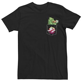 Men's Ghostbusters Slimer Snack Pocket Graphic Tee