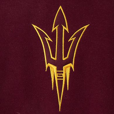 Women's Maroon Arizona State Sun Devils Team Big Logo Pullover Hoodie