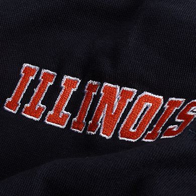 Youth Stadium Athletic Navy Illinois Fighting Illini Big Logo Pullover Hoodie