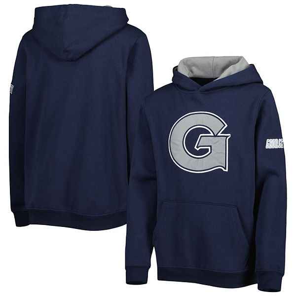 Men's Fanatics Branded Navy Georgetown Hoyas Campus Pullover Hoodie