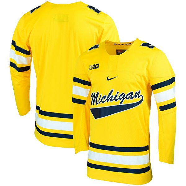 Retail version of the Nike Michigan Hockey jerseys (Photo)