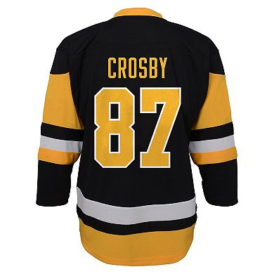 Toddler Sidney Crosby Black Pittsburgh Penguins Replica Player Jersey