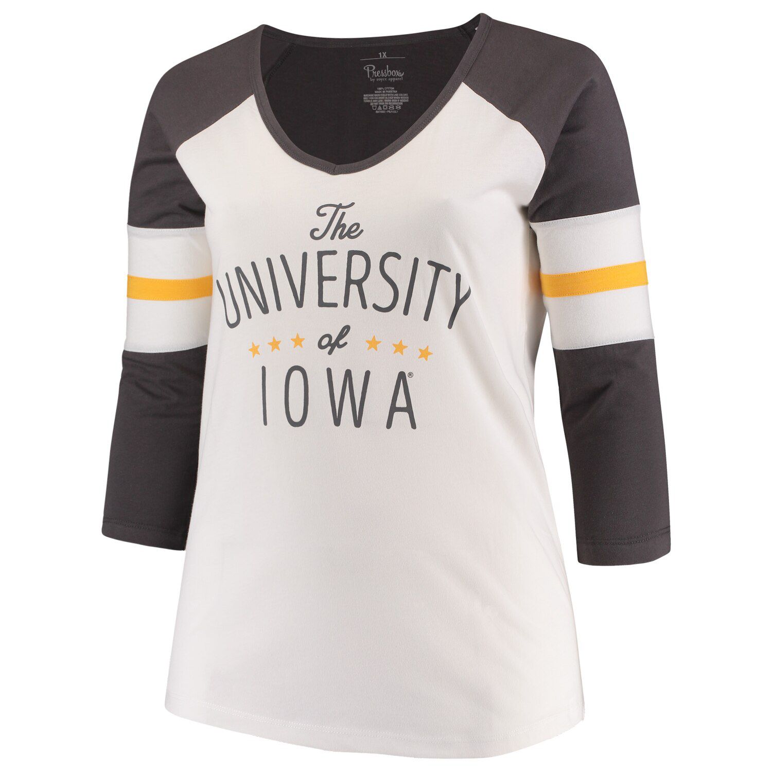 iowa hawkeyes women's plus size apparel