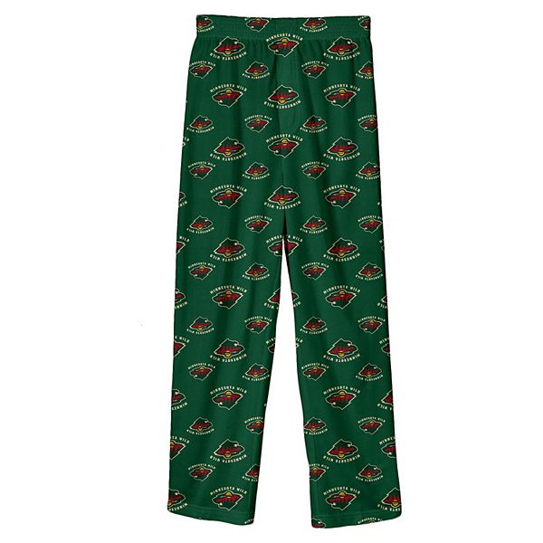 Youth Green Bay Packers Team-Colored Printed Pajama Pants Size: Medium