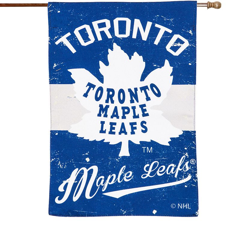 Toronto Maple Leafs 44 x 29 Vintage Vertical House Flag, Multicolor
