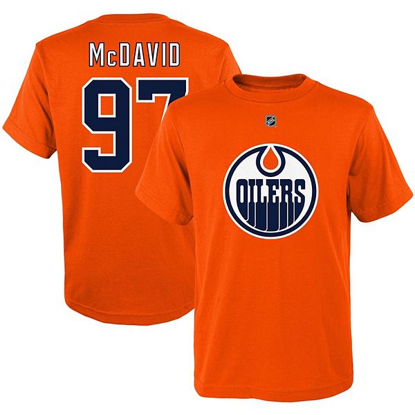 Edmonton Oilers Youth - Connor McDavid Retro NHL T-Shirt