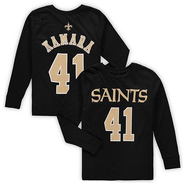 Alvin Kamara New Orleans Saints Newborn Mainliner Name & Number Bodysuit - Black