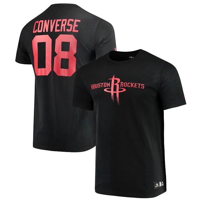 UPC 888755350386 product image for Men's Converse Black Houston Rockets Essentials T-Shirt, Size: 2XL | upcitemdb.com