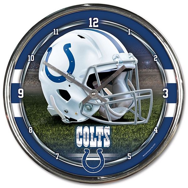 WinCraft Indianapolis Colts Chrome Wall Clock