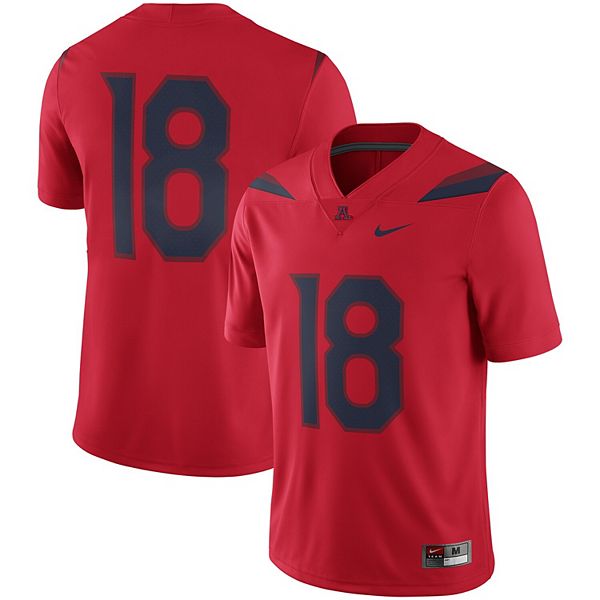 Men's Nike #18 Red Arizona Wildcats Alternate Game Football Jersey