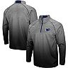 Men's Colosseum Heathered Gray Penn State Nittany Lions Sitwell Sublimated Quarter-Zip Pullover Jacket