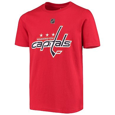 Youth TJ Oshie Red Washington Capitals Player Name & Number T-Shirt