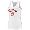 Women's Concepts Sport Red/White Calgary Flames Topic Tank Top & Pants Sleep Set