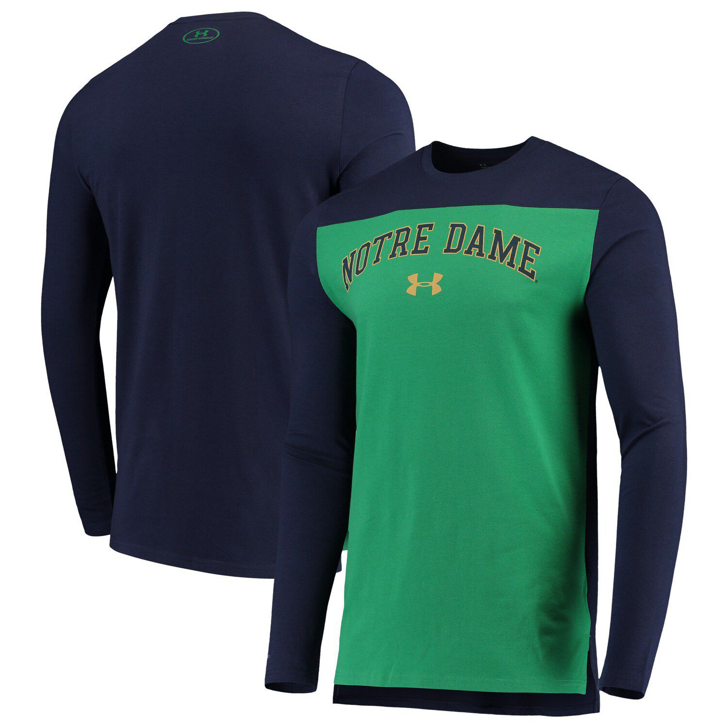 notre dame under armour long sleeve