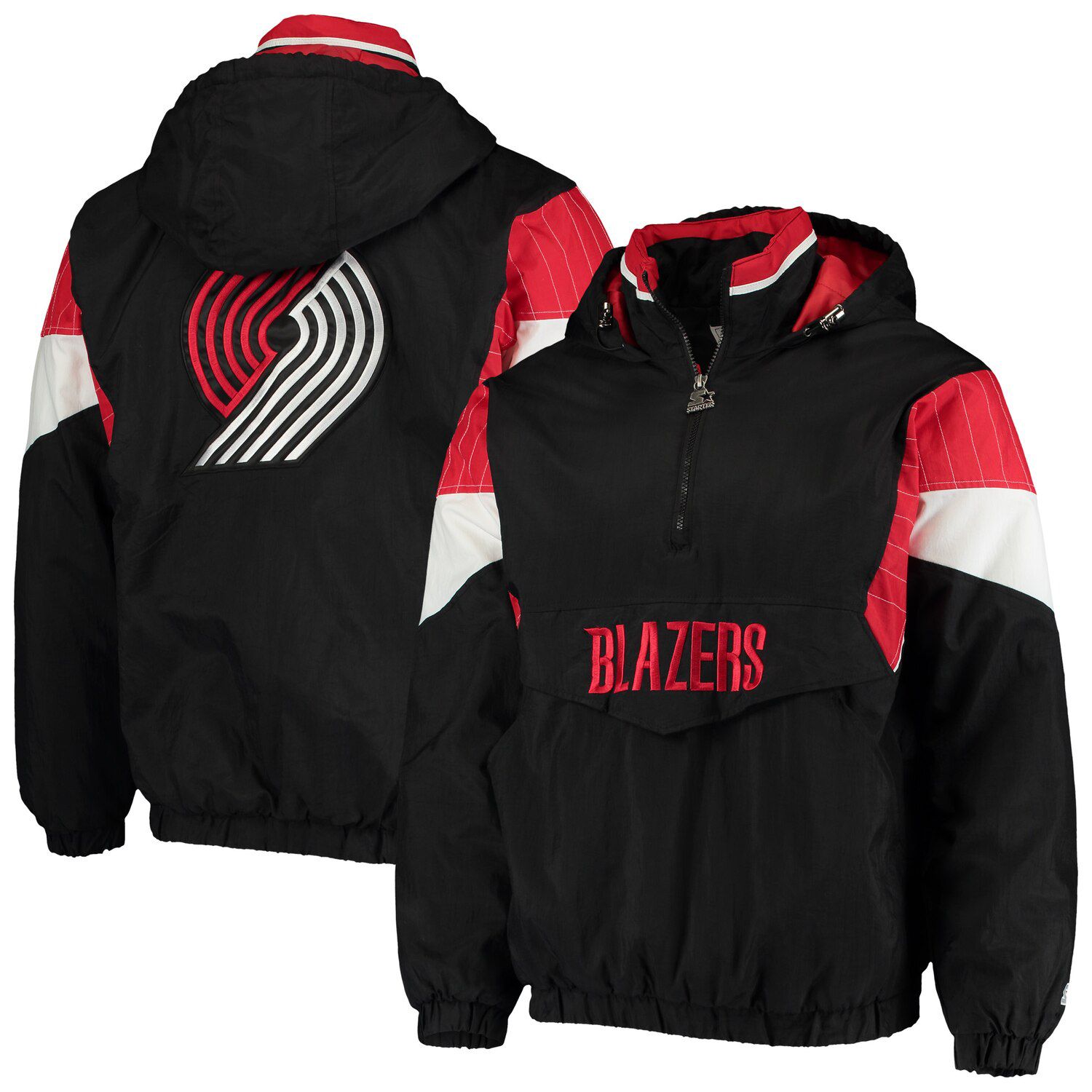 trail blazers starter jacket