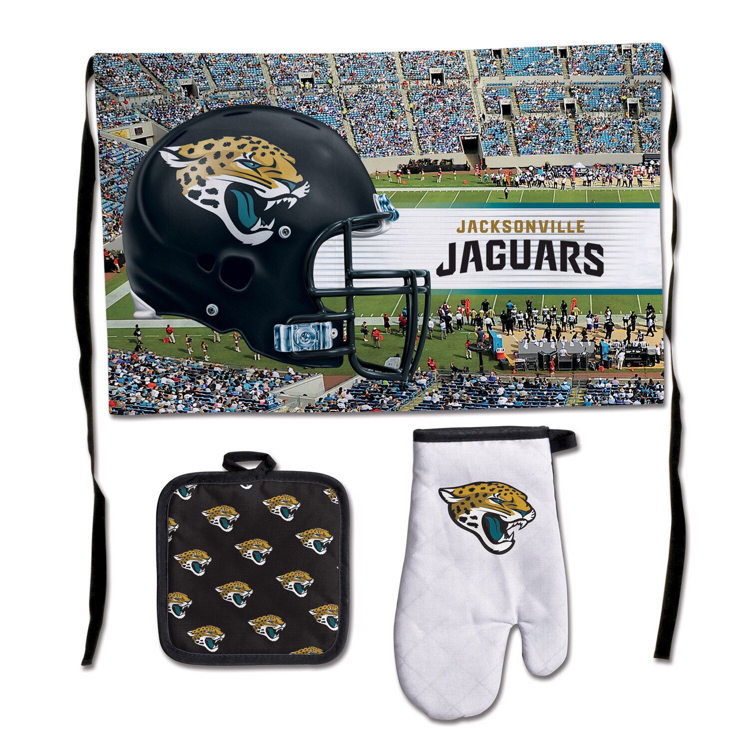 NFL Round Heritage Distressed Sign: Jacksonville Jaguars