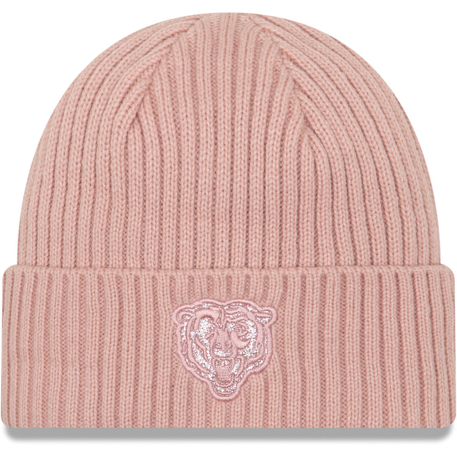 new era men's salute to service chicago bears olive cuffed knit