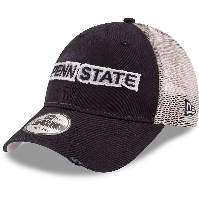 UPC 192525001454 product image for Men's New Era Navy Penn State Nittany Lions Truckered Up 9FORTY Adjustable Truck | upcitemdb.com