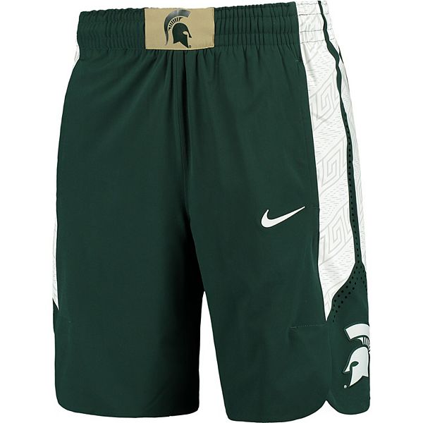 2012-2013 Nike Green Authentic MSU Women's Basketball Shorts Size