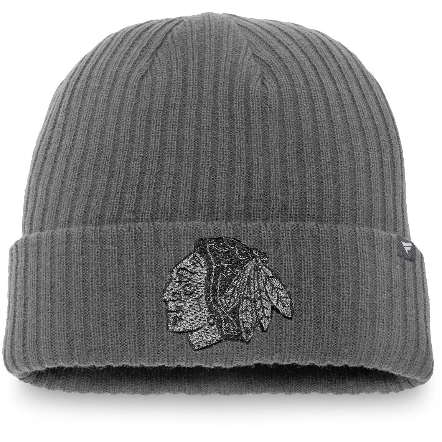 blackhawks knit hat