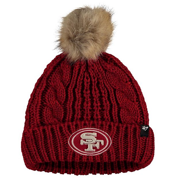 The 49ers Beanie with Faux Fur Pom, Winter Hat